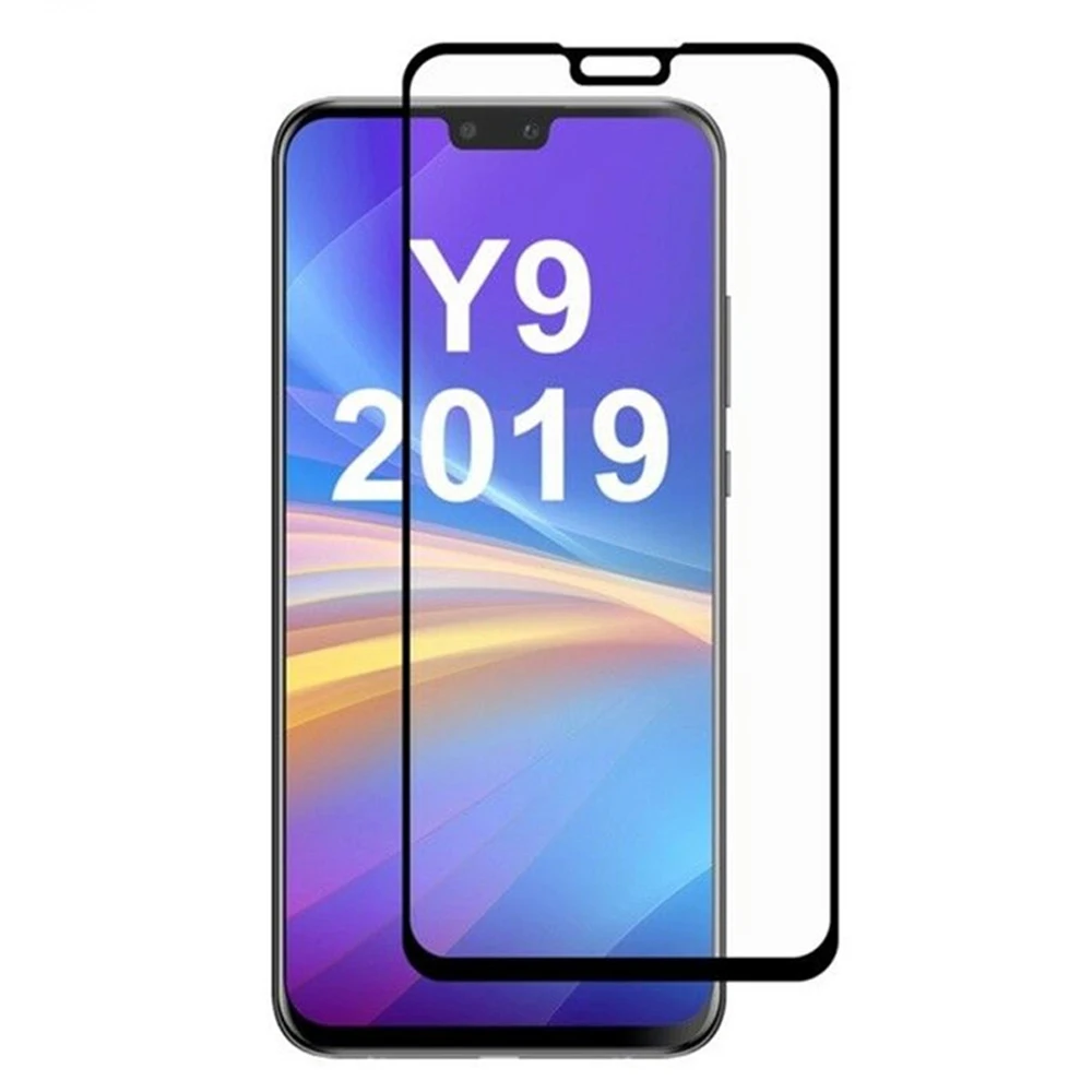 

Полное покрытие из закаленного стекла для huawei y9 prime 2019 y9s y9 2018 Защитная пленка для экрана телефона на стеклянном смартфоне