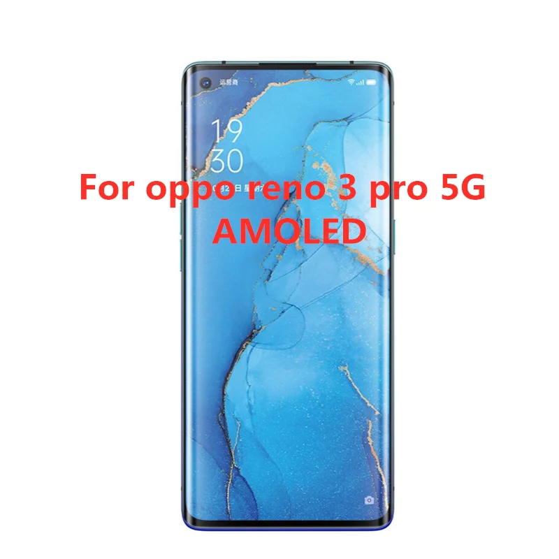 ЖК-дисплей 6 5 дюйма AMOLED Original Axisinternational для OPPO Reno3 Pro 5G ЖК-экран с рамкой и сенсорной