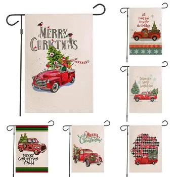 

Christmas Garden Flag Christmas Car Banner Merry Christmas Garden Hanging Flag Decor 2021 Merry Christmas Decor For Home