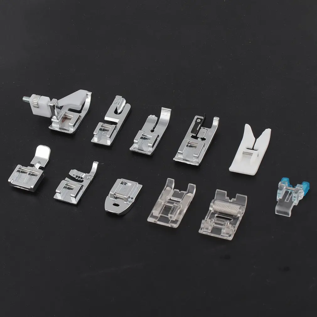 

OUTDA 11pcs Multifunction Presser Foot Spare Parts Accessories for Sewing Machine