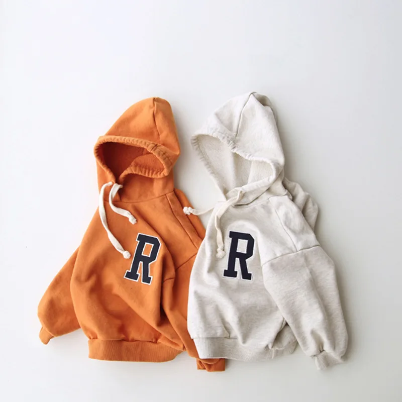 

Parent-child 2022 Autumn New Jacket, Simple Korean Version Of Simple Embroidered Letters, Casual Hooded Parent-child Sweater