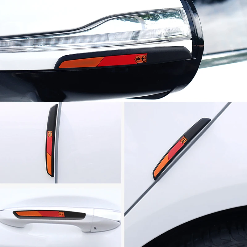 

Universal Car Door Edge Protector Strip Rubber Rearview Mirror Protection Sticker Auto Bumper Guard Scratch Protector Styling