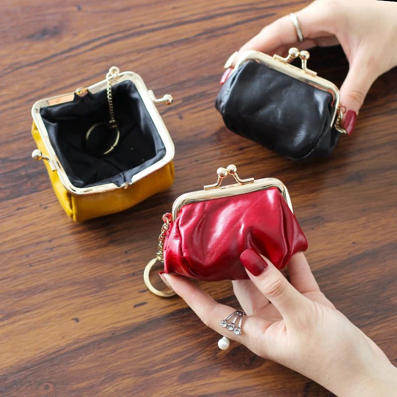 Mini Women's Wallet Simple Coin Purse Stylish Small Genuine Leather Wallet Elegant Portable Zipper Wallet Women Wallets Mini Women's Wallet Simple Coin Purse Stylish Small Genuine Leather Wallet Elegant Portable Zipper Wallet Women Wallets