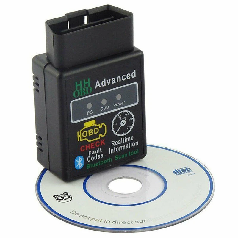 

New V2.1 ELM327 HH OBD2 OBDII Petrol Car Auto Bluetooth Android Torque/PC Diagnostic Scan Tool Interface Car Accessories Scanner