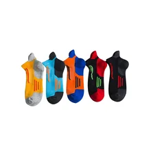 Cotton Terry Low Cross-border Low Cut Colorful Men Sport Exported Short Ankle Logo Custom Socks