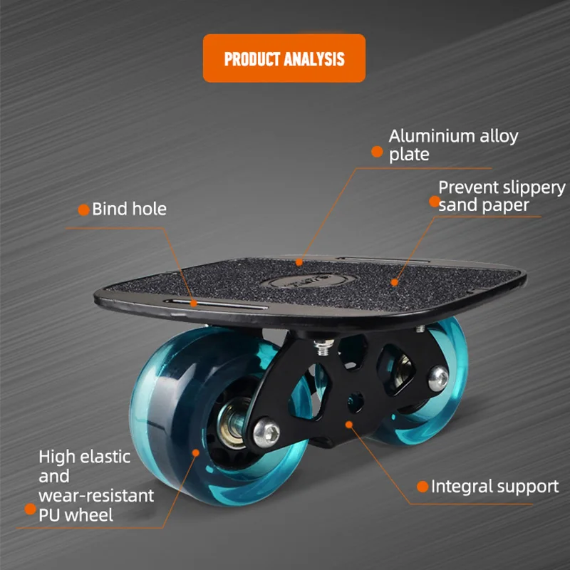 ARDEA Drift Board plate 16.5*14cm Adult Portable Skateboard Driftboard Anti-skid Skate board Sports For Freeline Roller Road ARDEA Drift Board plate 16.5*14cm Adult Portable Skateboard Driftboard Anti-skid Skate board Sports For Freeline Roller Road