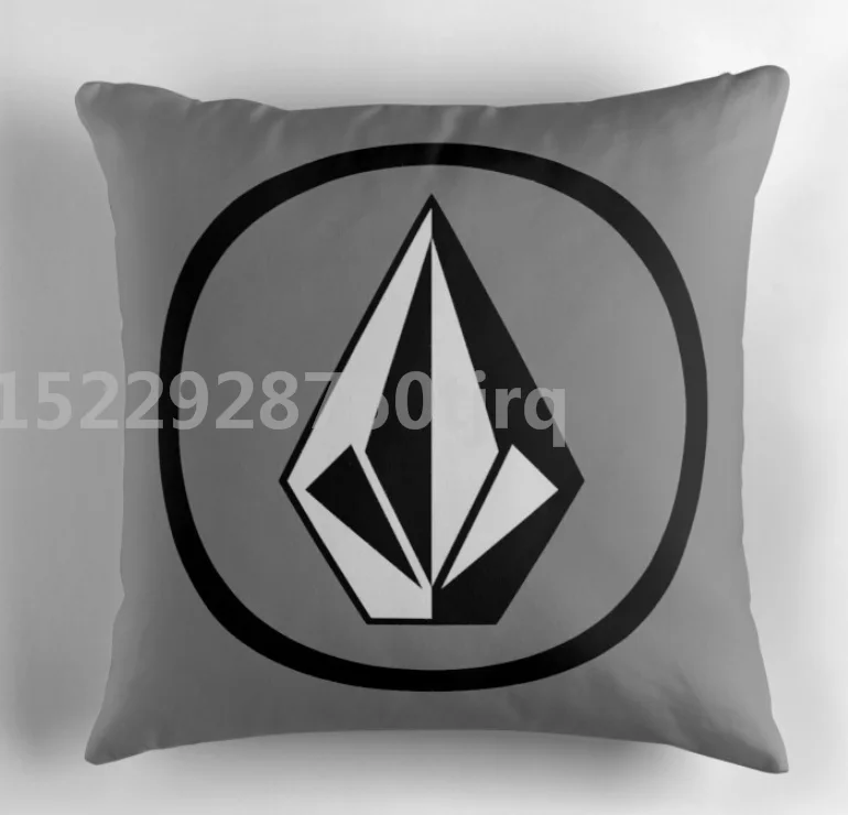 photo color Чехол для подушки с логотипом VOLCOM, Хлопковый чехол для подушки 45X45 см, 55X55 см(двусторонний - Цвет: photo color