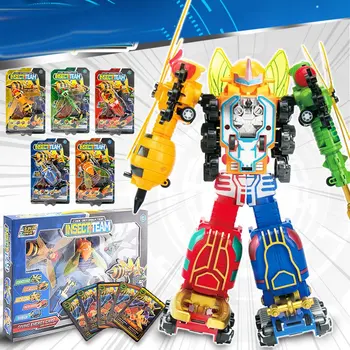 

Children'S Robot Deformation Fit Toy Educational Toy Model Plastic Pull Back Function Exquisite Appearance