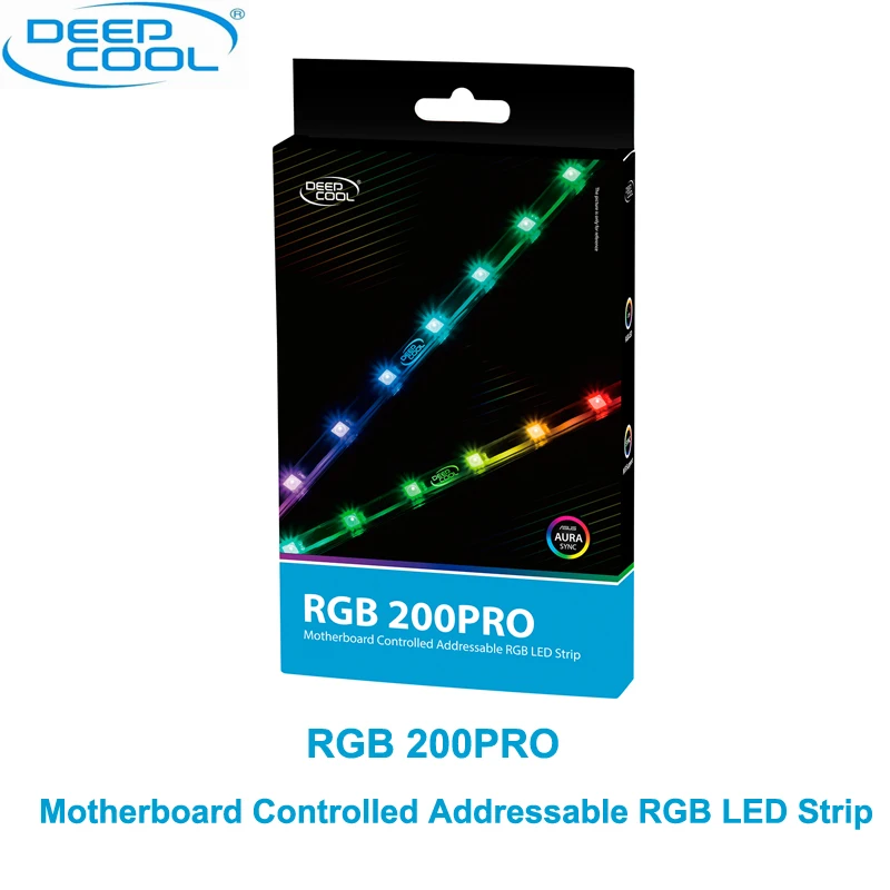 Deepcool ARGB светодиодные полосы ПК адресуемых для Asus Ара синхронизации LED полоса