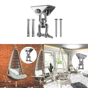 

Swivel Hooks Ceiling Hook Swing Hardware Concrete Anchors Carabiner 360°