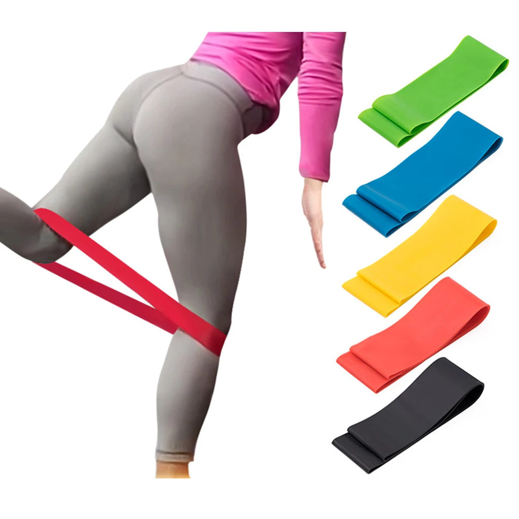Heavy Duty Ladies Resistance Band Hips Circles Elastic Pilates Natural Latex | Спорт и развлечения