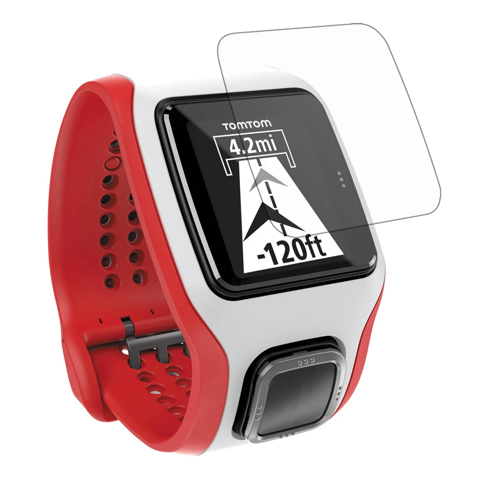 3 Pcs Smart bracelet watch protection film for TomTom Multi-sport Cardio Protective HD scratch-resistant electrostatic Glass