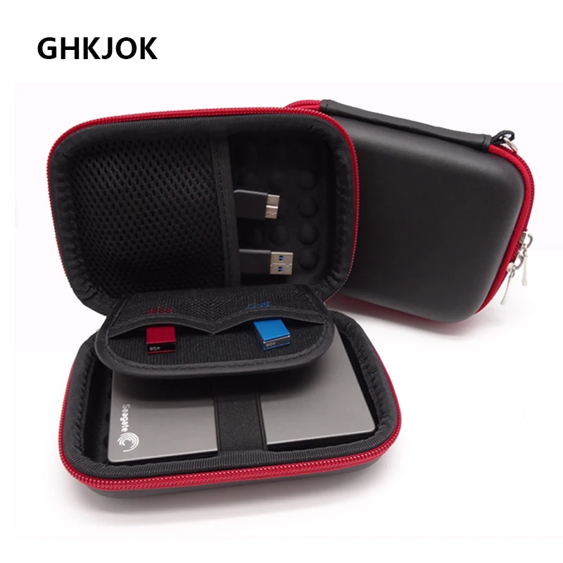 

Protective Storage Case for Nintendo 2DS Cable Mouse Zipper hard cover Carrying Travel Bag Cable Organizer EVA hdd enclosure