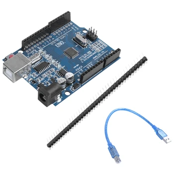 

UNO R3 ATmega328P CH340 USB Board Compatible with Arduino DIY