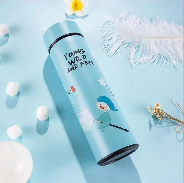 

Zounich 450ML Thermos Double Wall Stainless Steel Vacuum Flasks Thermos Cup Tea Milk Travel Mug Thermo Bottle Thermocup