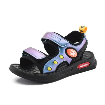 

Children's sandals PU leather sandals for boys casual kids sport sandals summer breathable shoes boys beach sandals size 26-37
