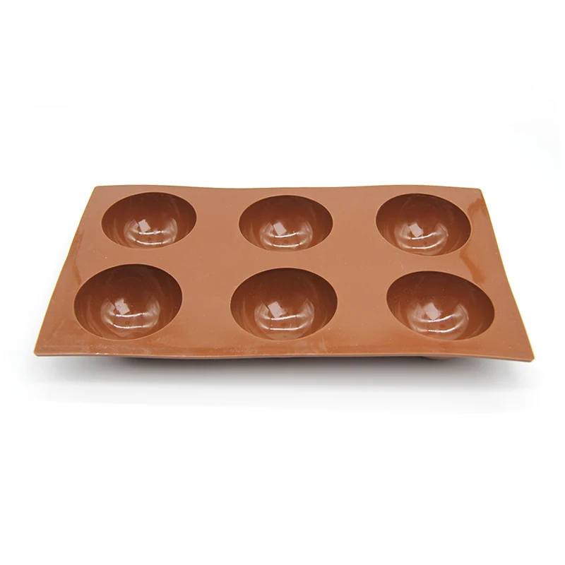 Форма полусфер, силиконовая форма для шоколадных конфет, ледяной куб, форма для выпечки, инструменты для печенья, торта, форма для конфет - Цвет: 6kong