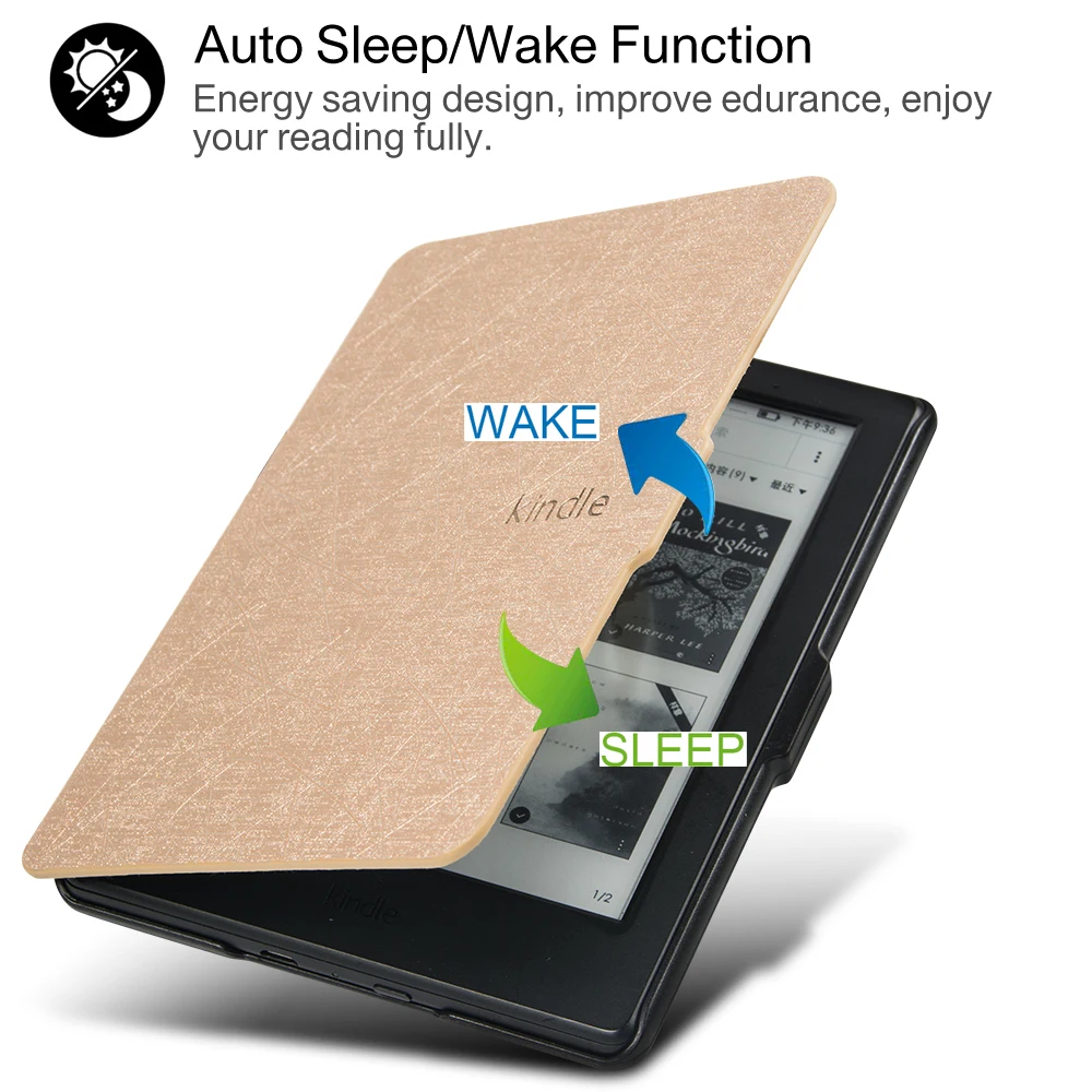 Чехол для kindle 8 E-reader pu кожаный чехол для amazon kindle 8th поколения sleepcover с ручным grap