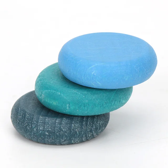 6pcs Wooden Rainbow Stacker Rainbow Blocks Loose Parts Toy Mushrooms Tree cones Wooden Puzzle Blocks Montessori Educational Toys 6