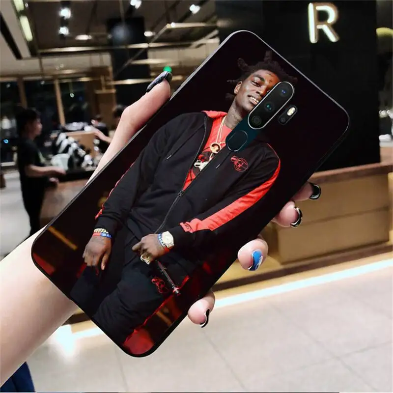 HPCHCJHM Kodak Black Rapper Black Soft Shell Phone Case Capa For Oppo A5 A9 2020 Reno2 z Renoace 3pro Realme5Pro