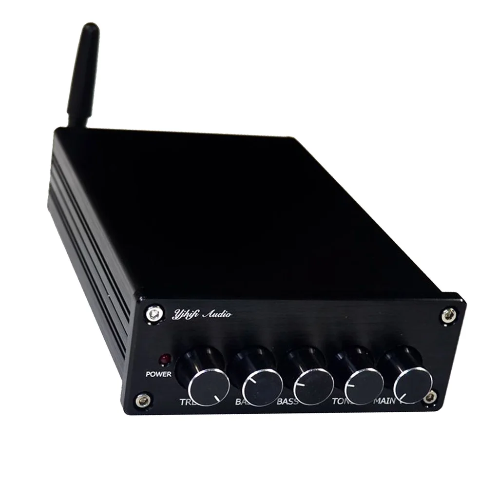 Bluetooth 4.2 Stereo Audio Amplifier 2.1 Channel Receiver for Home Speakers