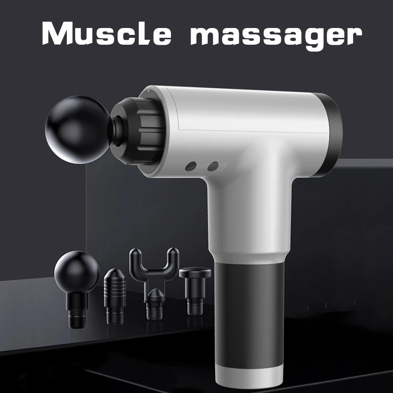 

Portable Electronic Therapy Muscle Massage Gun A2 High Frequency Vibration Massage Theragun Body Relaxation Pain Relief Massager