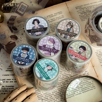 

Mo.card Young literary giant 50 mm * 3 m PET masking Tape Scrapbooking Decoration Stationery Tape