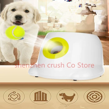 

2pcs All For Paws Interactive Automatic Dog Ball Launcher, Hyper Fetch Dog Tennis Ball Throwing Toy Includes 3 Tennis Balls