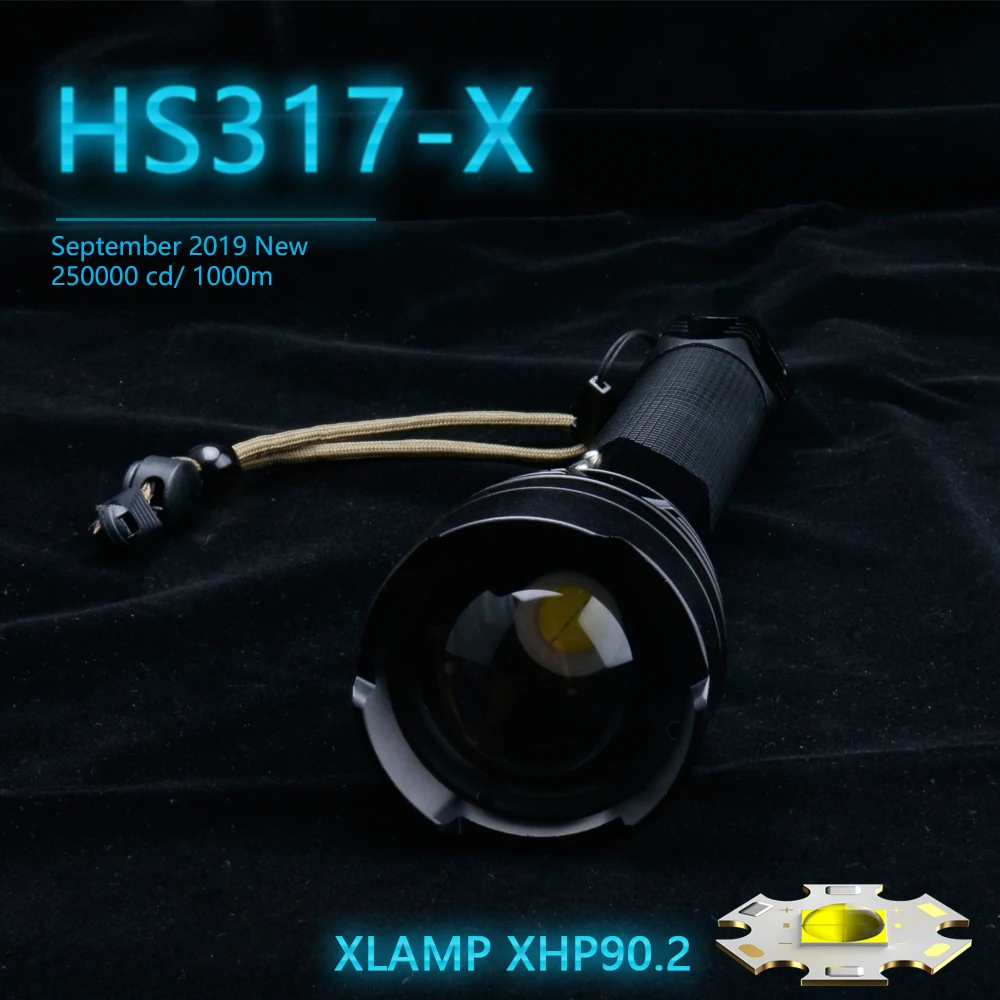 300000cd 1000m XHP90.2 самый мощный светодиодный фонарик usb зум тактический фонарь xhp50 18650 или 26650 перезаряжаемый аккумулятор ручной свет 2 года гарантии- поврежденная замена бесплатно