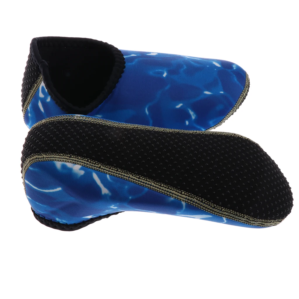 Водные виды спорта, неопреновые носки для дайвинга, противоскользящие коралловые тапочки, для плавания, серфинга, носки для подводного плавания, для взрослых, для дайвинга, обувь для влажного костюма - Цвет: Sky Blue Camo S