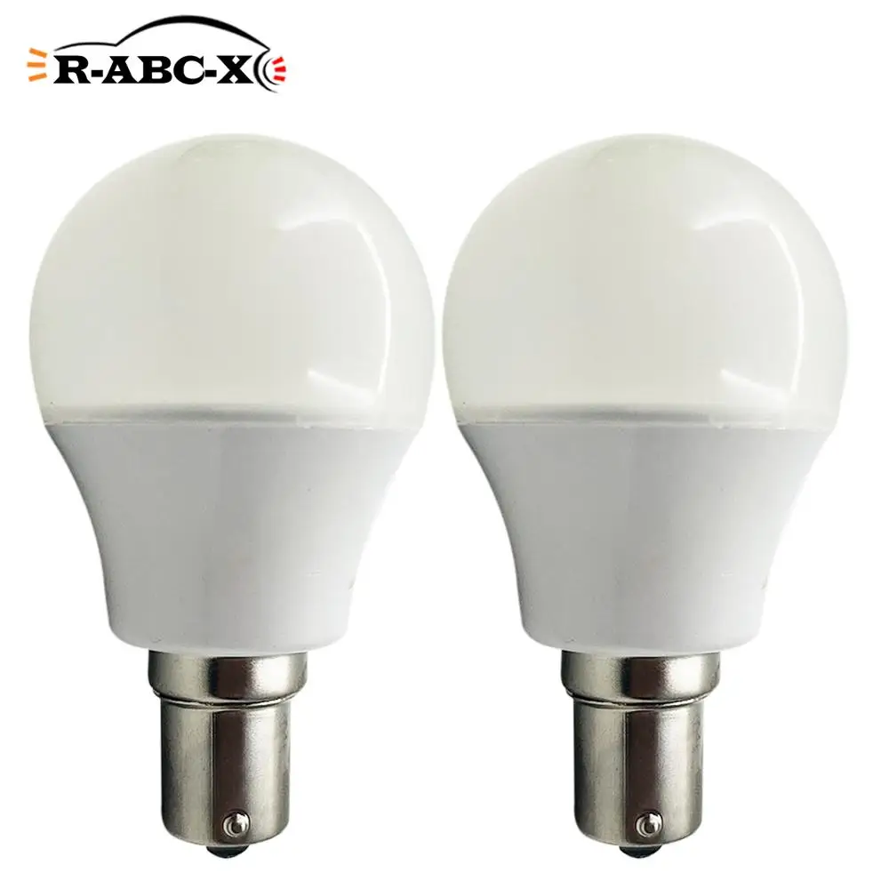 

2 pcs 1156 BA15S BA15D car light led bulb vehicle Turn Reverse signal light auto backup taillight 10V-80V yellow white 300lm