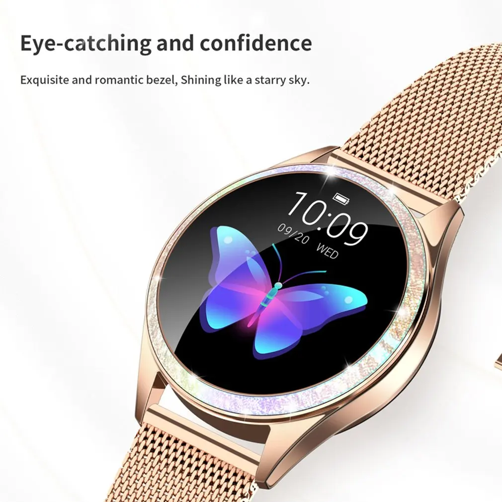 KW20 Smart Watch Women IP68 Waterproof Heart Rate Monitoring For Android IOS Fitness Bracelet Smartwatch