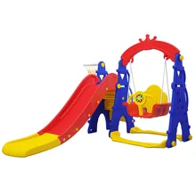 plastic slide and swing