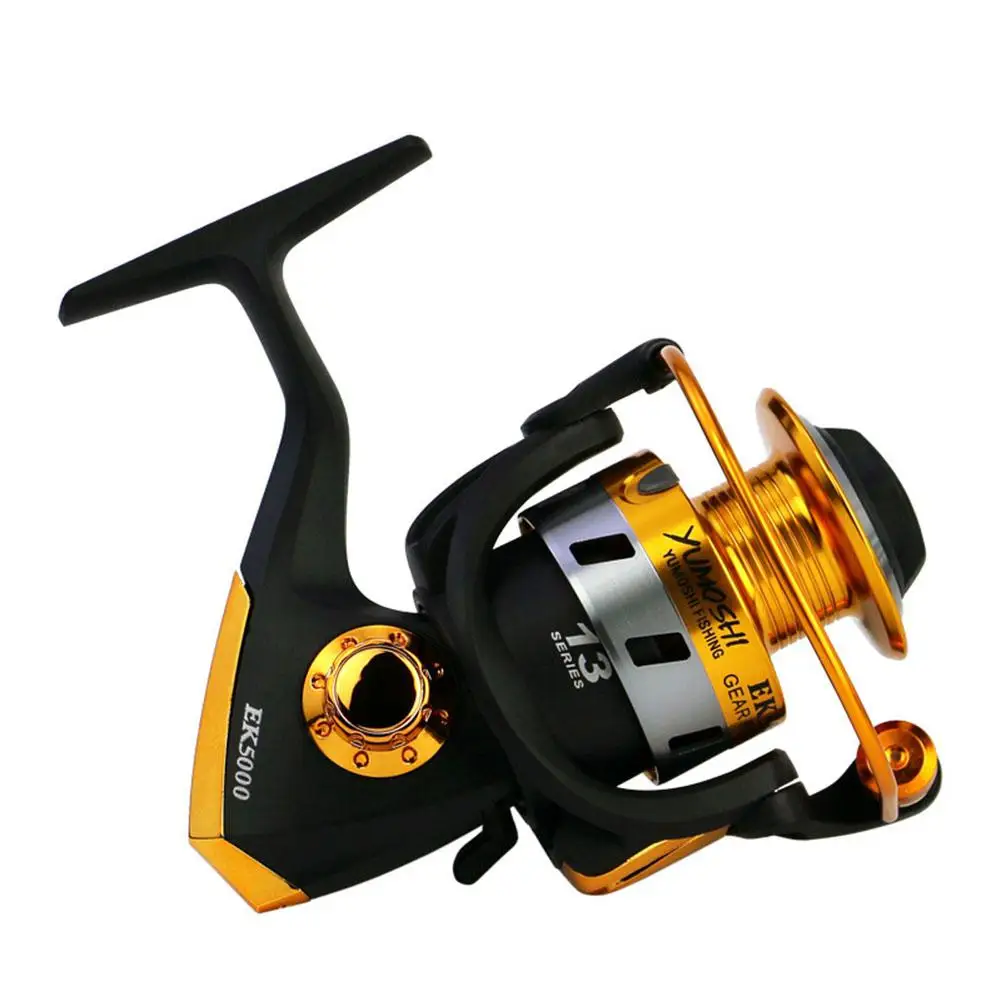 5.5:1 12BB Spinning Reels Carp Fishing Reel Gear Ratio Big Spinning Fishing Reels Carp Casting Reel 1000-7000 Series Metal Reel