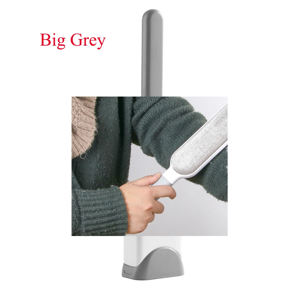 Grey L GT устройство для удаления шерсти домашних животных Электростатическая пыль очиститель статическая щетка для удаления шерсти и пуха Волшебная щетка для очистки меха многоразовые устройства щетки для пыли - Цвет: Grey L