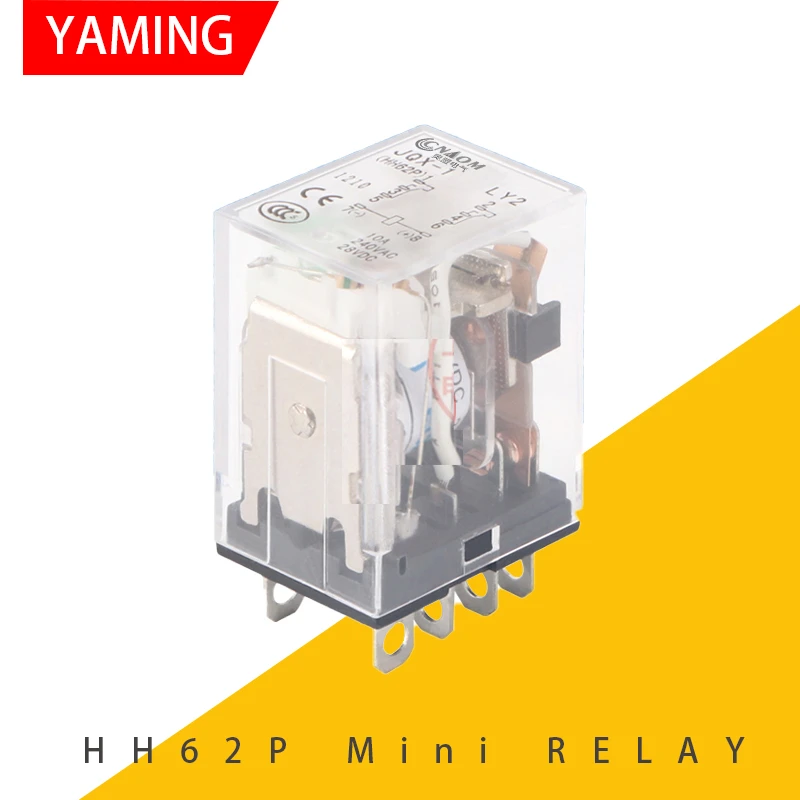 P63 LY2NJ JQX 13F HH62P 8 контактный мини релейный катушка питания общий DPDT Micro Mini