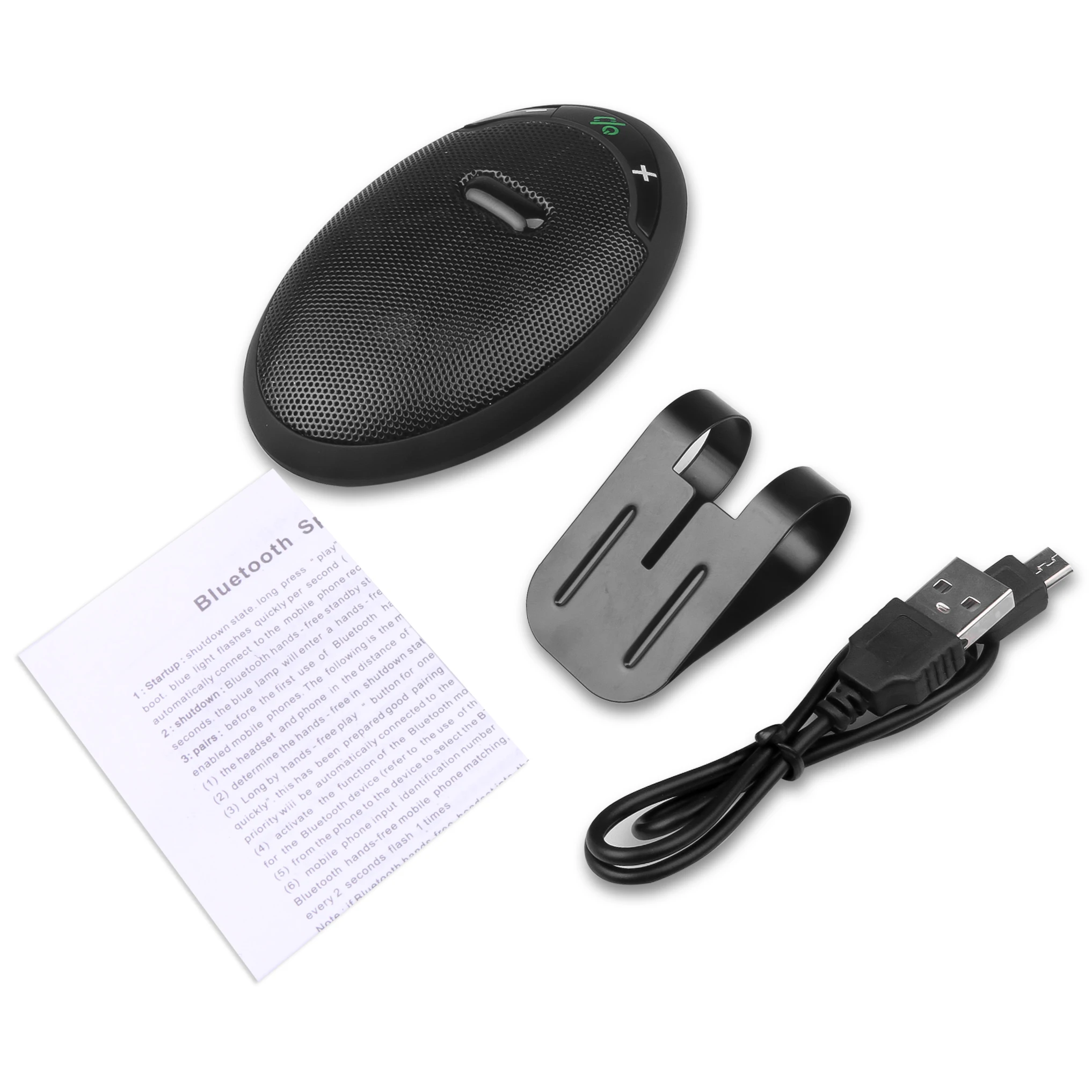 Гарнитура Bluetooth приемник солнцезащитный козырек клип беспроводной Bluetooth автомобильный комплект для автоматический динамик телефон солнцезащитный козырек клип MP3 музыкальный плеер