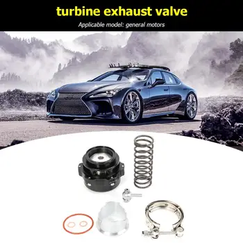 

50mm External Wastegate Waterproof 35 PSI Turbo Boost Engines Components with Dual Springs for Regulating Turbo Boost Level