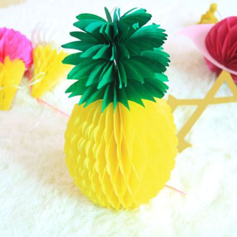 Фонари ананас соты шары вееры фламинго украшение для летней вечеринки пляжный