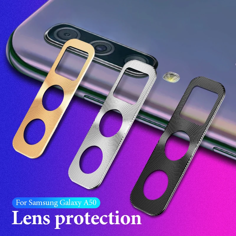 

Back Lens Film Protector For Samsung Galaxy A30 A50 Alloy Metal Rear Camera Protective Ring Cover For Galaxy A30 A50 6.40