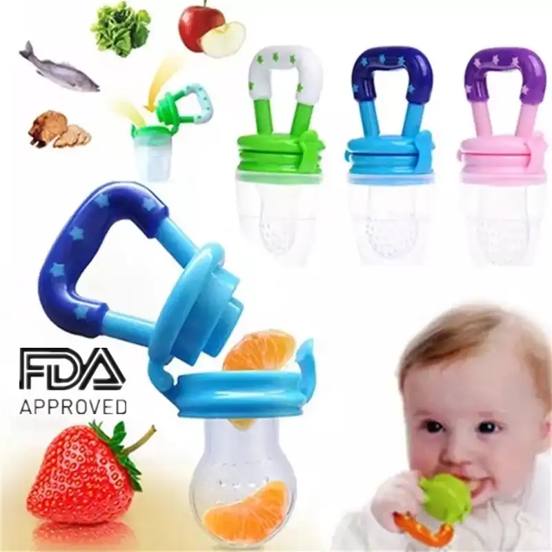 baby fresh food and fruit feeder pacifier nibbler