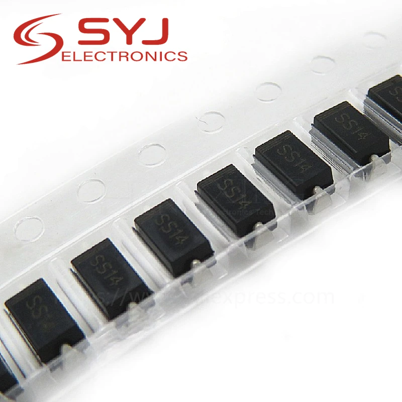 100 шт./лот 1N5819 IN5819 SS14 диод SMD DO-214 в наличии | Электронные компоненты и