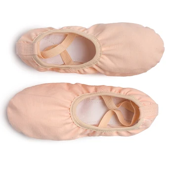 

USHINE professional full elastic shoelace training body shaping yoga Belly ballet dance shoes balletrina kid girl woman big size