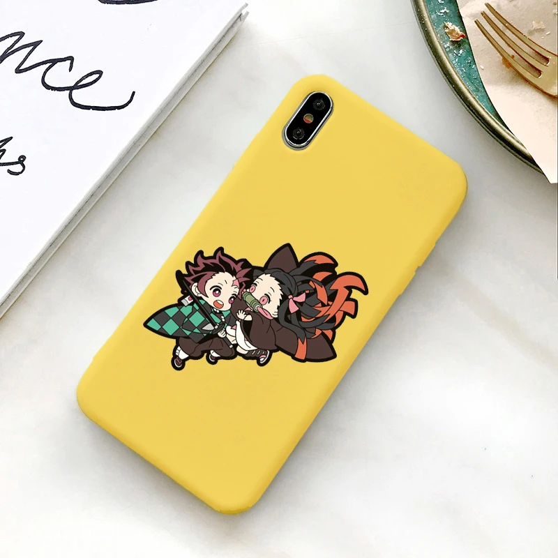Nezuko Kamado Chibi Kimetsu No Yaiba чехол для телефона прозрачный мягкий Tpu чехол для iPhone 6S 6 7 8 Plus X Xs Max Xr силиконовый чехол для телефона - Цвет: 113