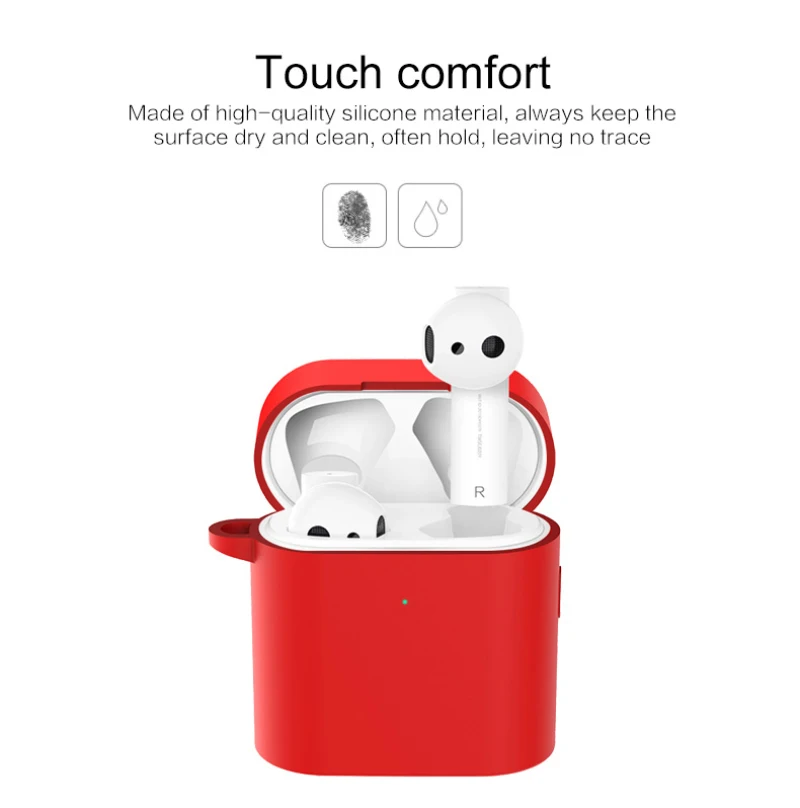 Силиконовый чехол для Xiaomi Airdots Pro 2 TWS, беспроводные Bluetooth наушники, защитный чехол для Air 2, коробка для наушников с пряжкой