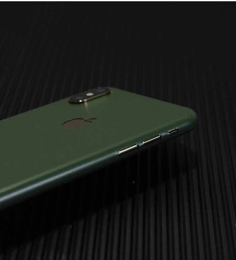 Для iPhone 7P 8Plus XR xs max до 11 темно-зеленая задняя наклейка против отпечатков пальцев матовая устойчивая к царапинам пленка