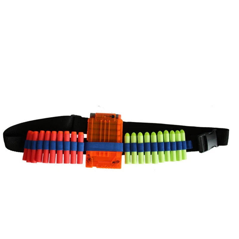 Bandolier Toy Gun Soft Bullets Belt Shoulder Strap Clip Charger Darts Ammo Storage For Nerf N-strike Blasters Cartridge Holder