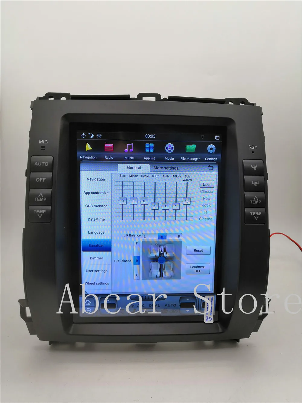 10," Tesla стиль Android 8,1 автомобильный dvd-плеер gps навигация для Toyota Land Cruiser Prado Lexus GX470 2002-2009 стерео радио