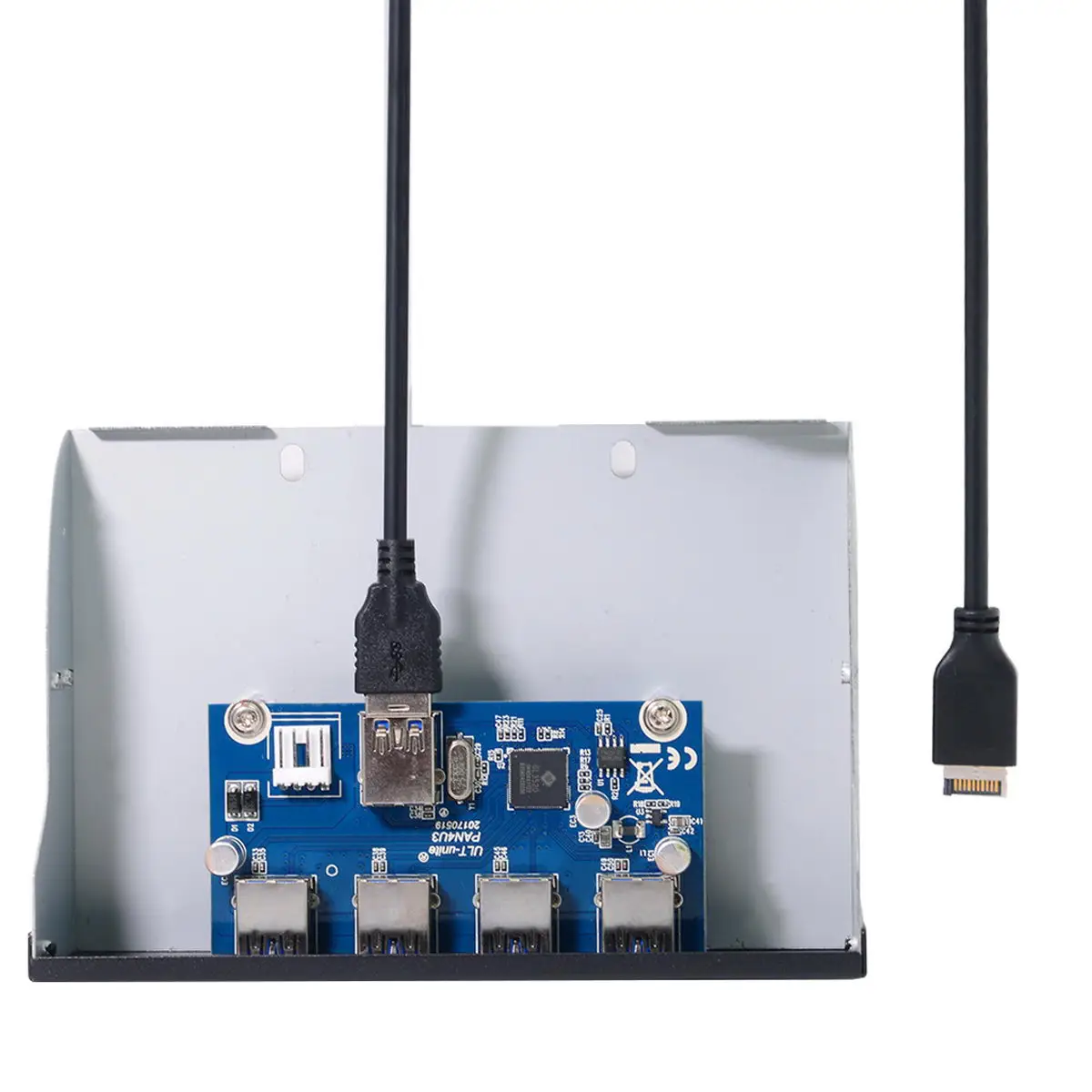 USB 3,0 концентратор 4 порта Передняя панель материнская плата к USB 3,1 Передняя панель Соединительный кабель для 5,2" CD-ROM Bay