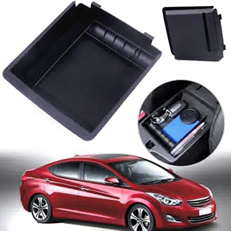 Car Center Console Storage Holder Armrest Box Tray Pallet Container for Hyundai Elantra (MD) 2011 2012 2013 2014 2015 | Автомобили и